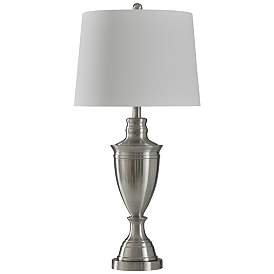 Image1 of Josh Brushed Silver Steel Table Lamp