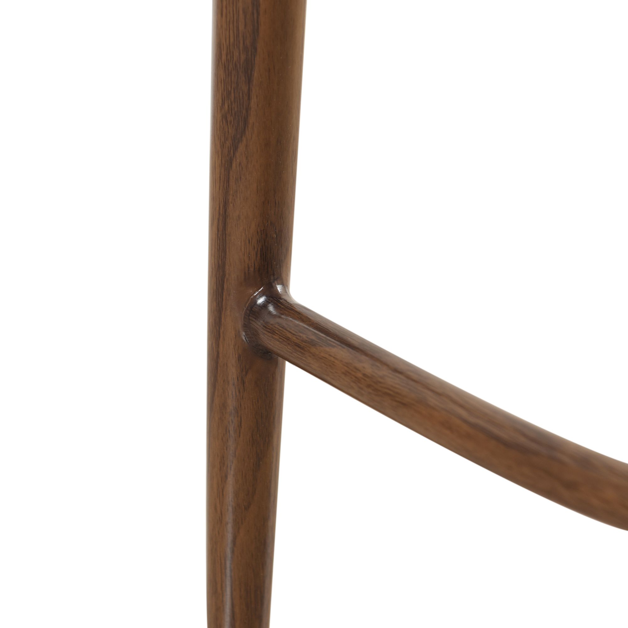 Image 7 Joshua 35.4"H Taupe Double Stitch Scoop Counter Stool more views