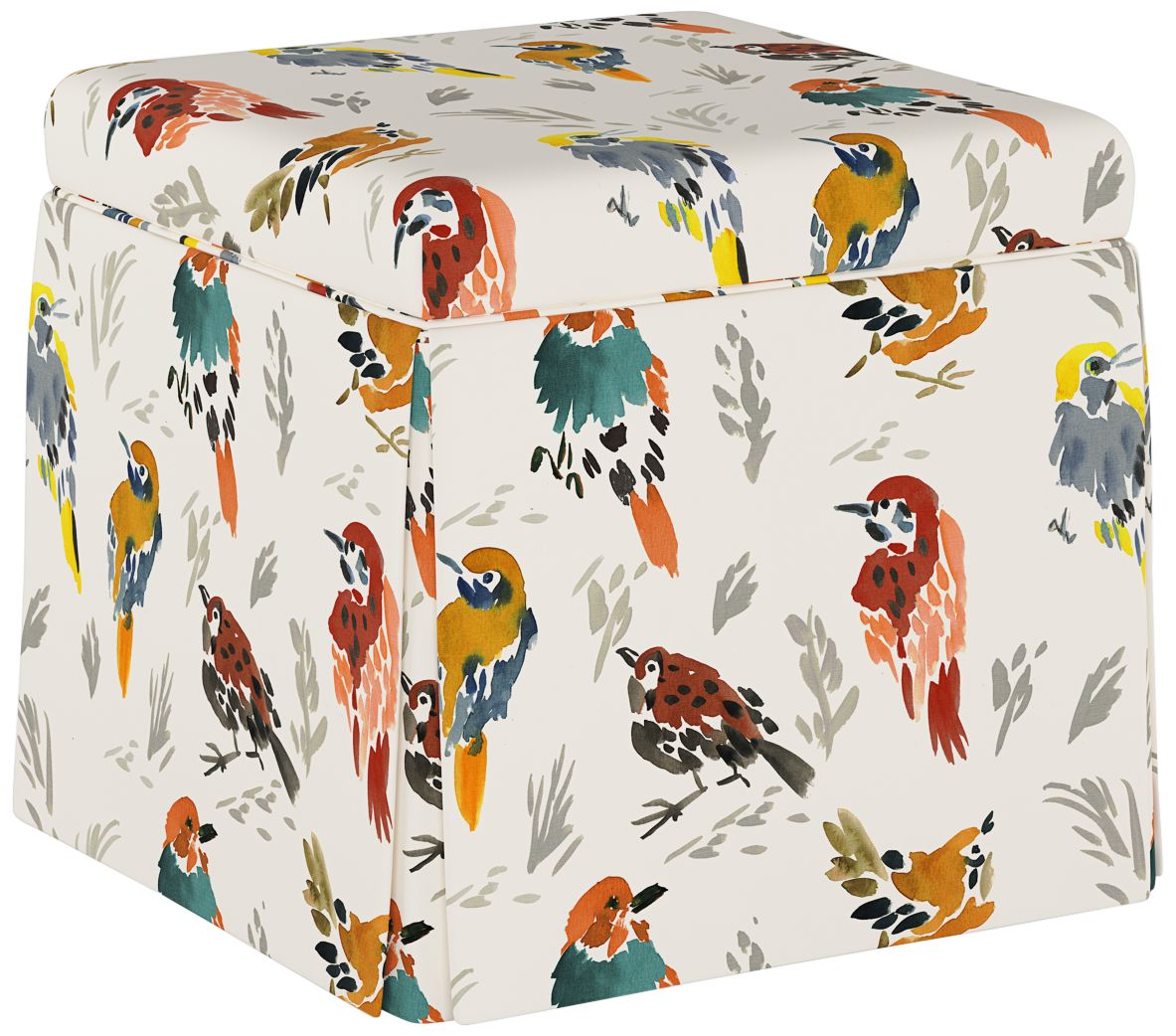 Colorful on sale storage ottoman