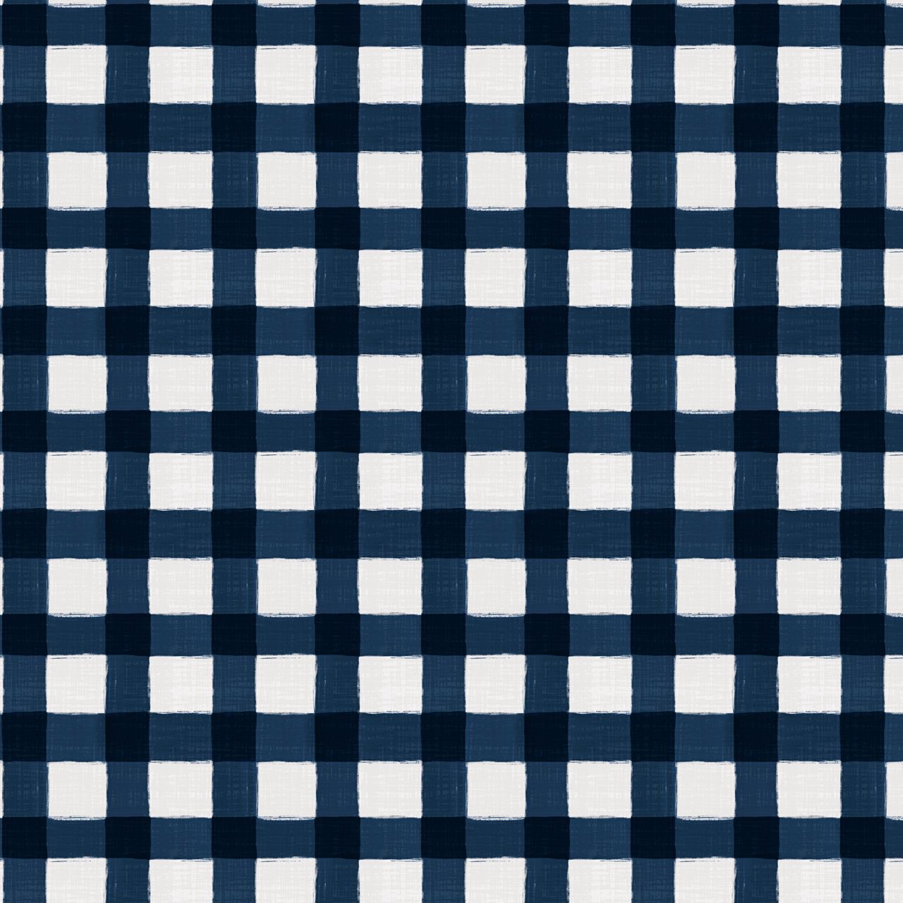Image 2 Joshua Buffalo Gingham Blue Fabric Storage Ottoman - Made to Order more views
