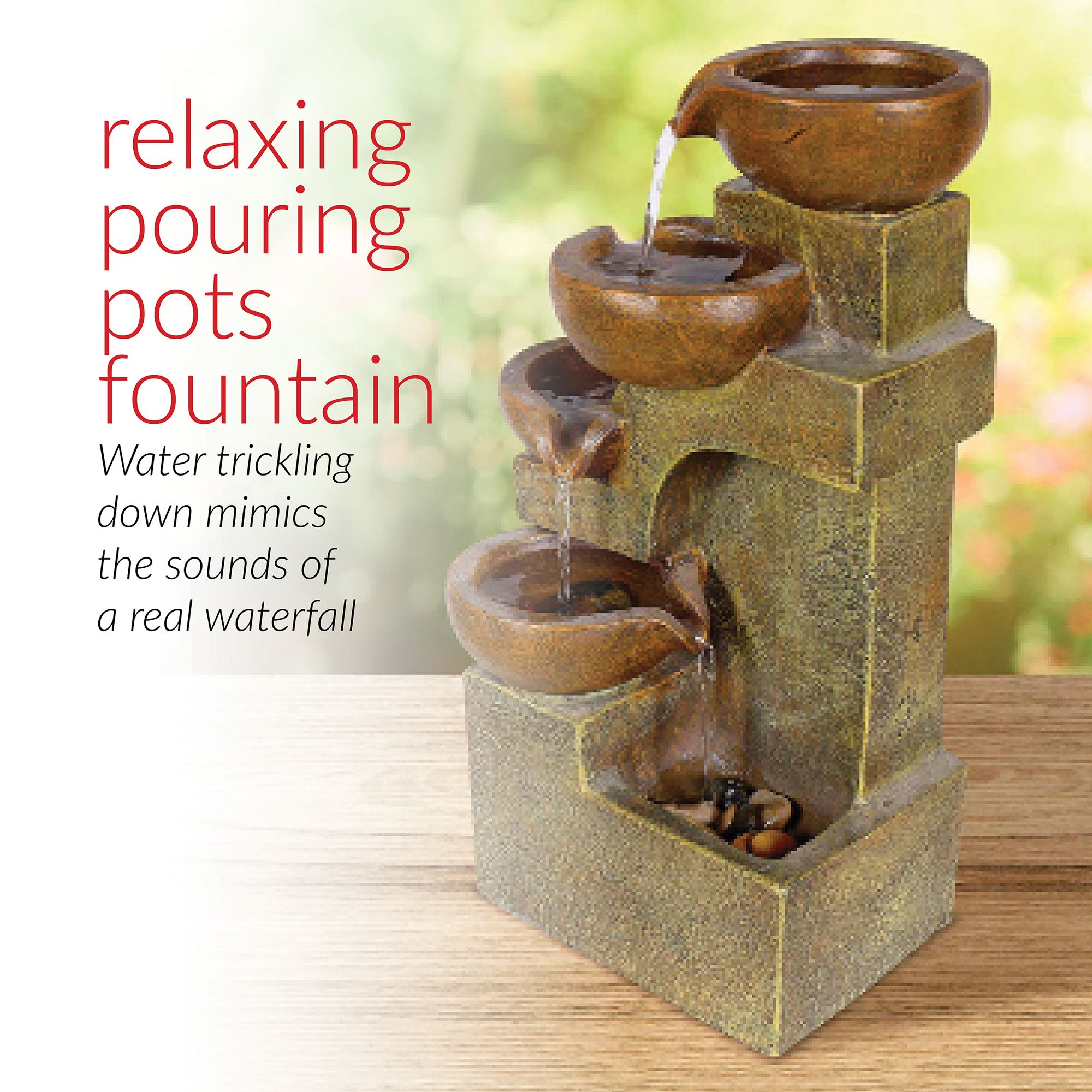 Josselin Tiering Pots Fountain