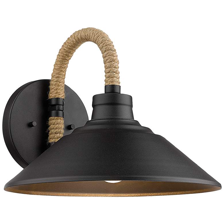 Image 2 Journey 12 inch Wide Natural Black 1-Light Wall Sconce with Natural Black