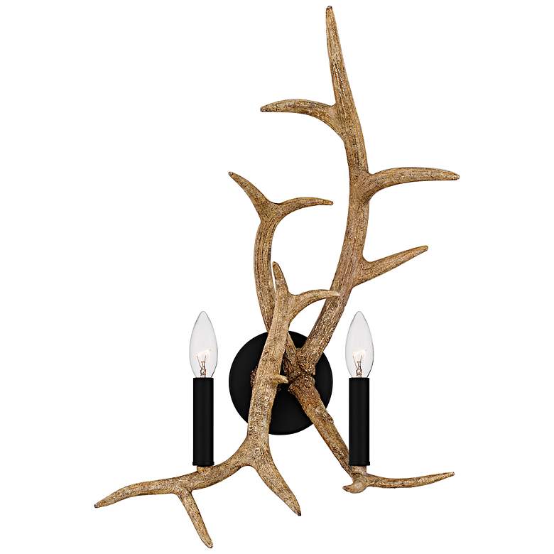 Image 1 Journey 2-Light Earth Black Wall Sconce