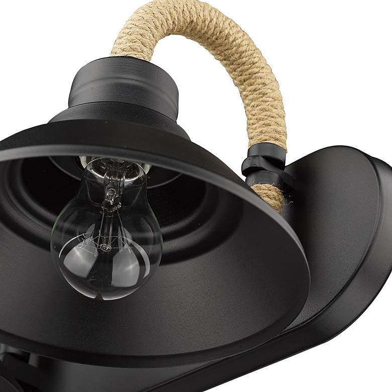 Image 6 Journey 26" Wide Natural Black 3-Light Bath Light more views