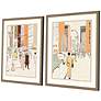 Journey 30" High 2-Piece Giclee Framed Wall Art Set