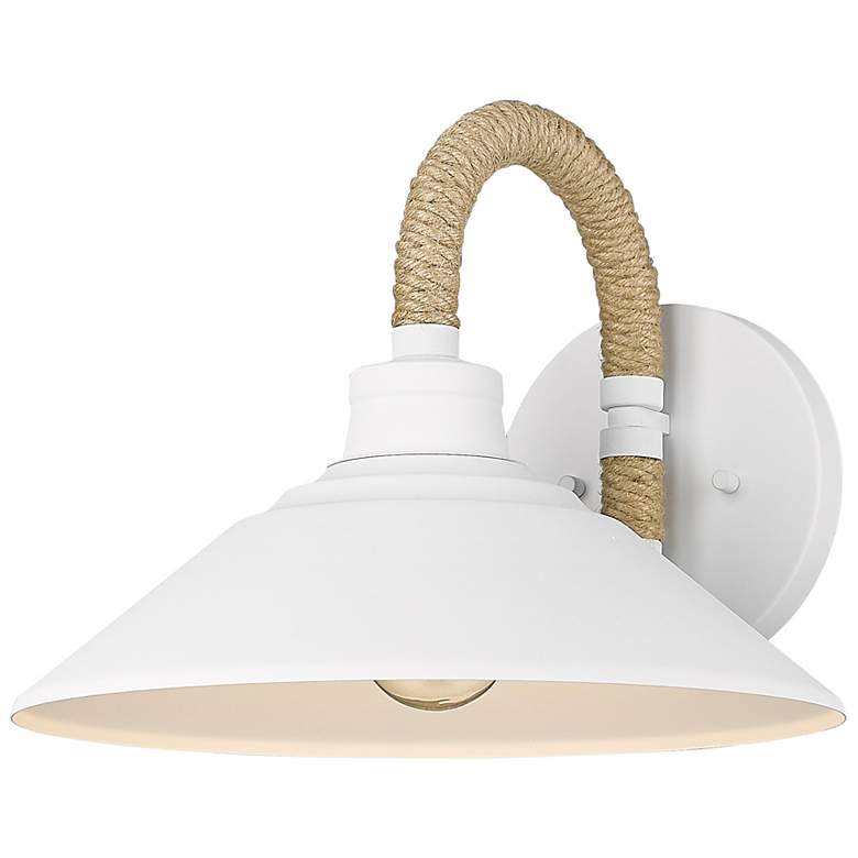 Image 2 Journey 9 3/4" High Natural White Wall Sconce