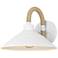 Journey 9 3/4" High Natural White Wall Sconce