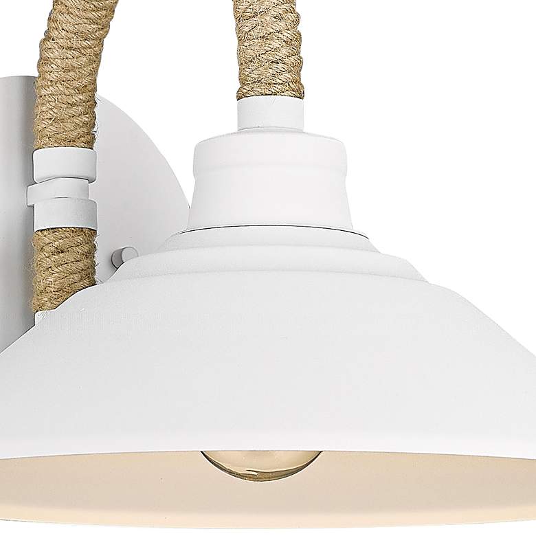 Image 3 Journey 9 3/4" High Natural White Wall Sconce more views