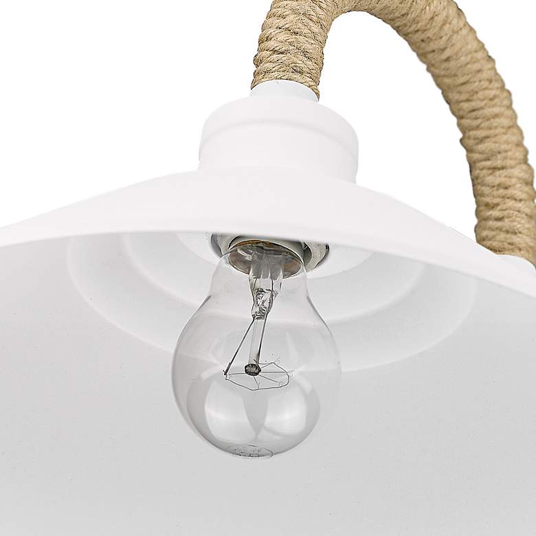 Image 5 Journey 9 3/4" High Natural White Wall Sconce more views