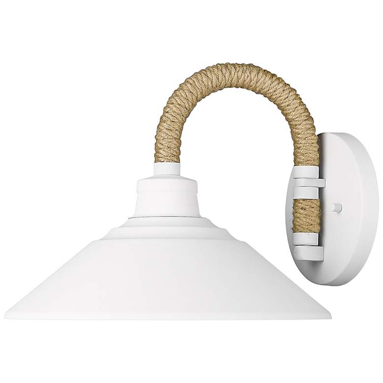Image 6 Journey 9 3/4" High Natural White Wall Sconce more views
