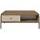 Joy 37"W Off-White Double-Sided 2-Drawer Wood Coffee Table