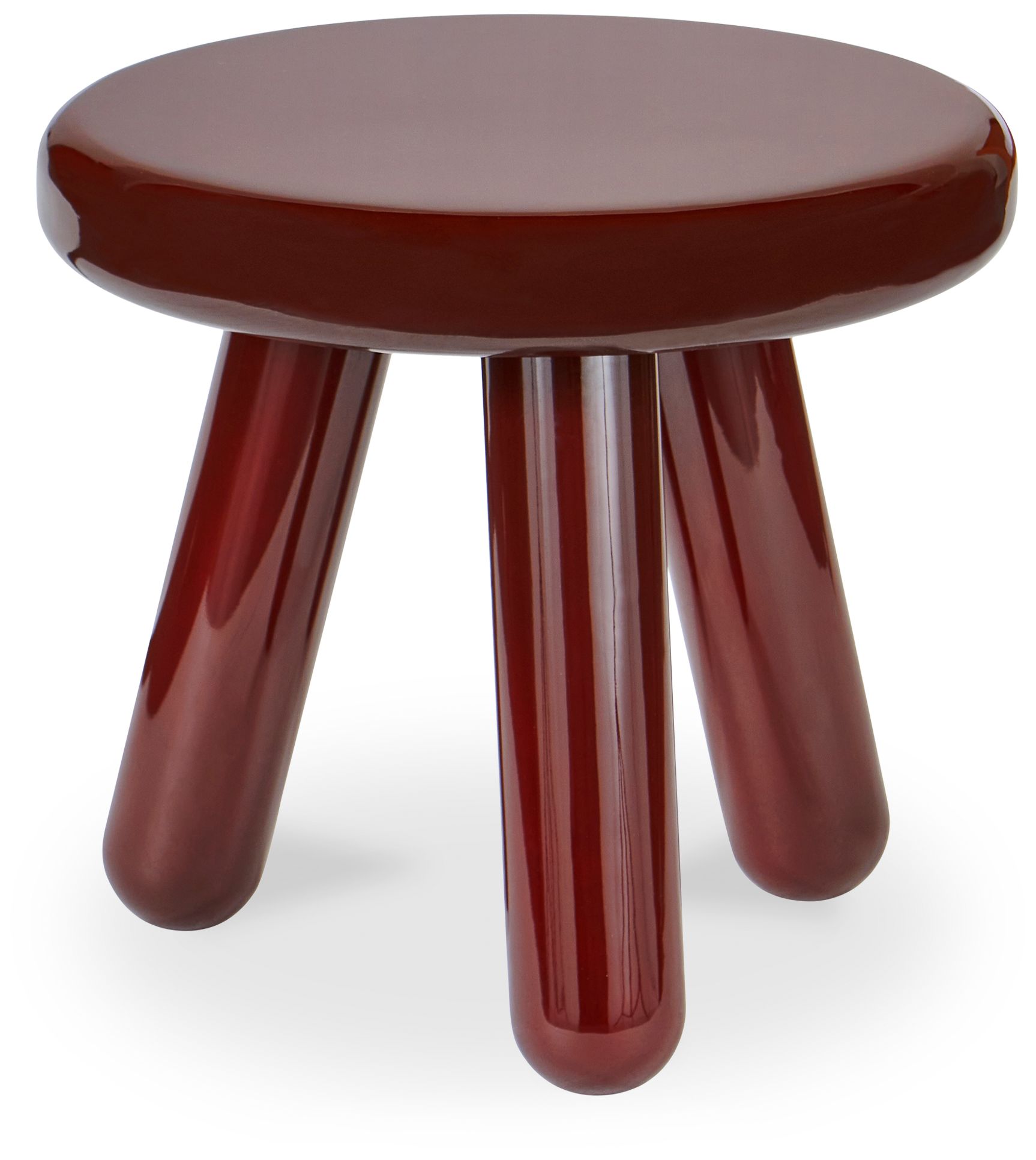 Image 3 Joy Accent Table Deep Red Lacquer more views