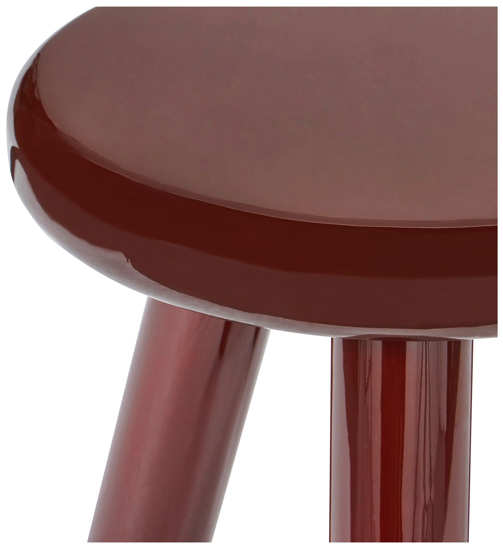 Image 4 Joy Accent Table Deep Red Lacquer more views