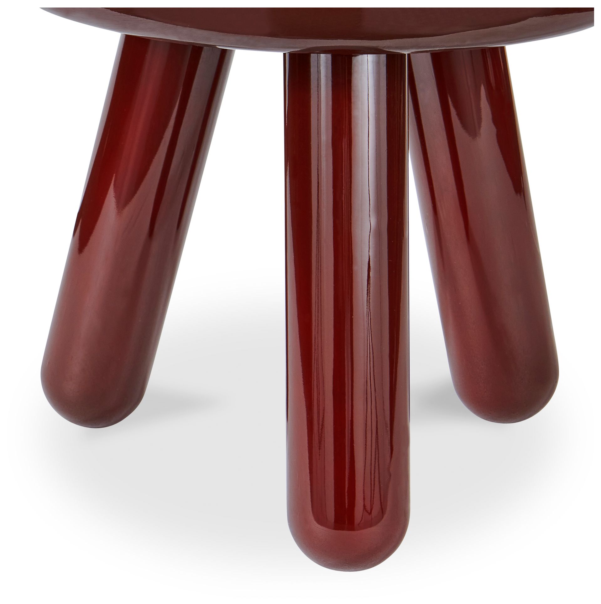 Image 5 Joy Accent Table Deep Red Lacquer more views