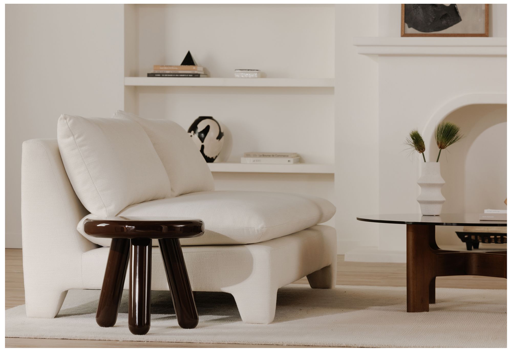 Image 6 Joy Accent Table Deep Red Lacquer more views