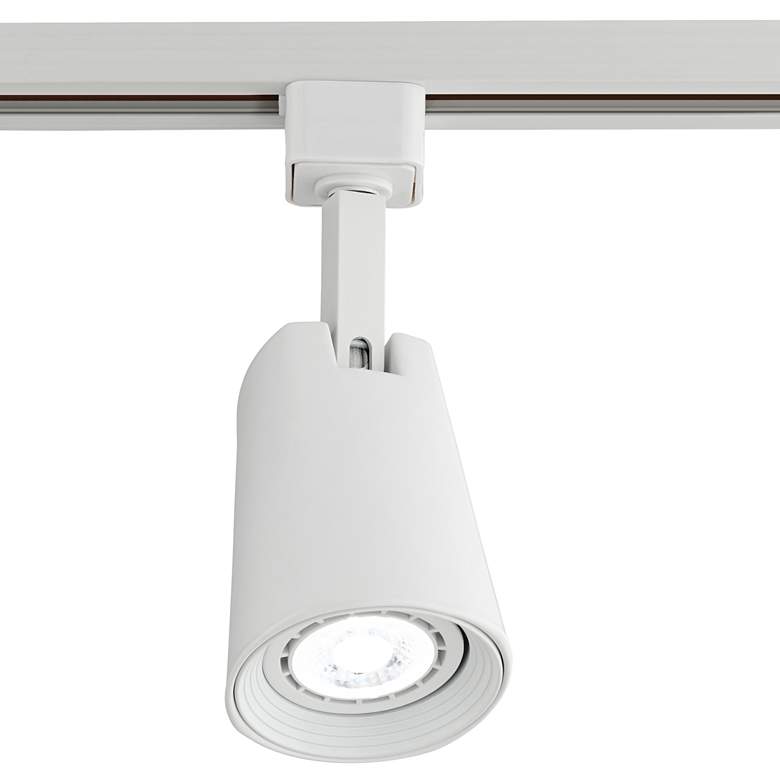 Image 3 Juan 4-Light White LED Track Fixture with Floating Canopy more views