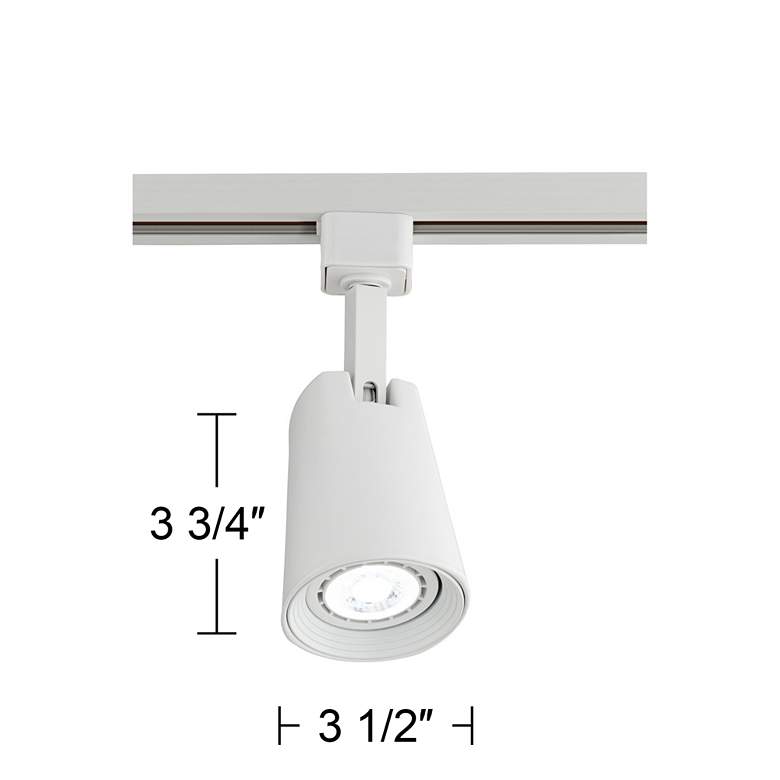 Image 6 Juan 4-Light White LED Track Fixture with Floating Canopy more views