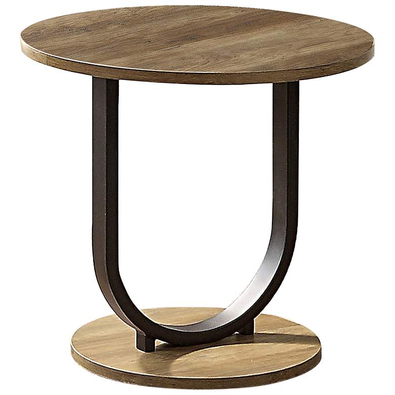 Image 5 Juantabo Rustic Oak and Sand Black 3-Piece Coffee Table Set more views
