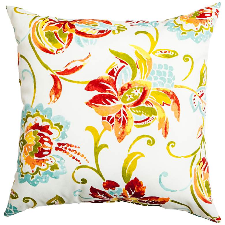 Image 1 Jubilee Multi-Color 18 inch Square Indoor-Outdoor Pillow