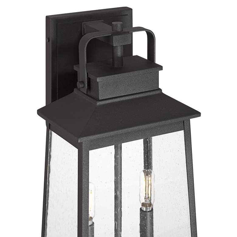 Image 3 Jubliee 17 1/4" High Black 2-Light Outdoor Wall Light Set of 2 more views