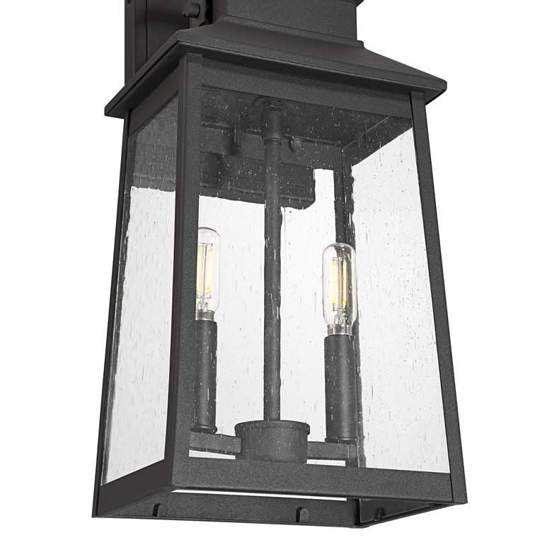Image 4 Jubliee 17 1/4" High Black 2-Light Outdoor Wall Light Set of 2 more views