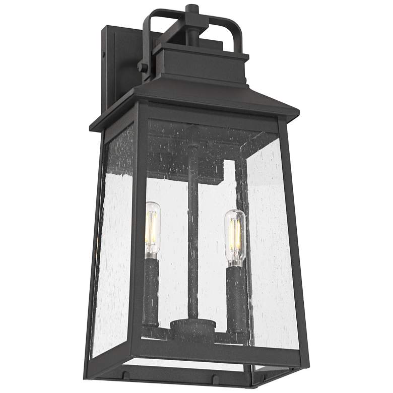 Image 6 Jubliee 17 1/4" High Black 2-Light Outdoor Wall Light Set of 2 more views