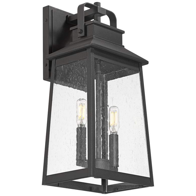 Image 7 Jubliee 17 1/4" High Black 2-Light Outdoor Wall Light Set of 2 more views