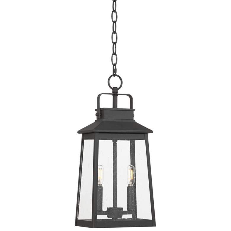 Image 2 Jubliee 19 1/4" High Black 2-Light Outdoor Hanging Light