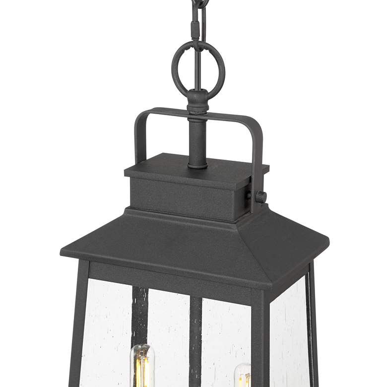 Image 3 Jubliee 19 1/4" High Black 2-Light Outdoor Hanging Light more views