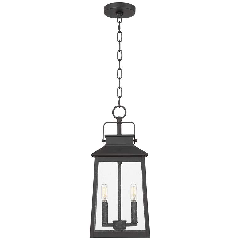 Image 7 Jubliee 19 1/4" High Black 2-Light Outdoor Hanging Light more views
