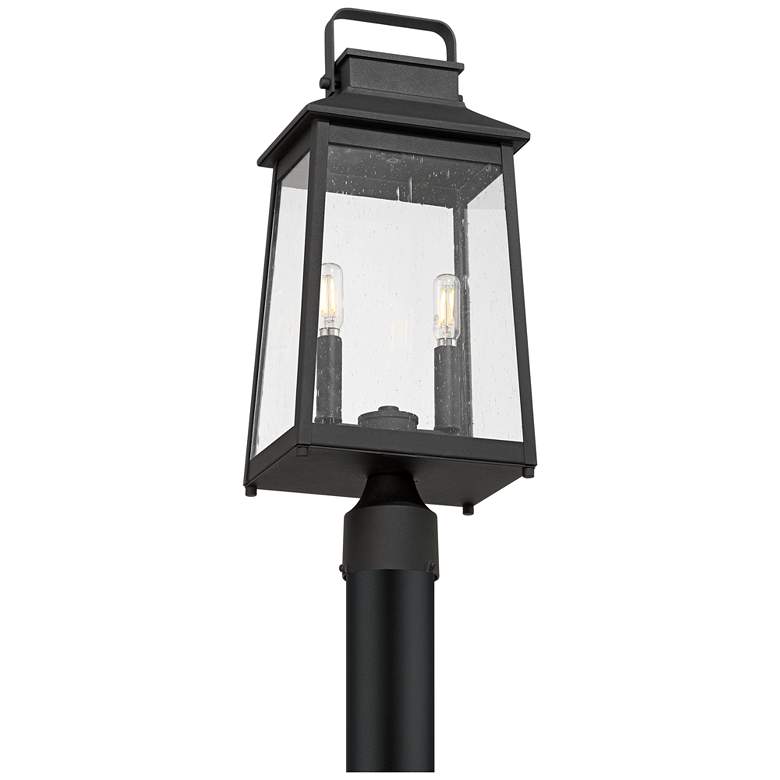 Image 3 Jubliee 20 1/4" High Black 2-Light Outdoor Post Light Set of 2 more views