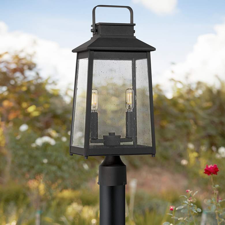 Image 6 Jubliee 20 1/4" High Black 2-Light Outdoor Post Light Set of 2 more views