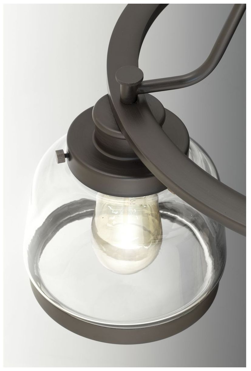 Image 7 Judson Collection Five-Light Clear Glass Chandelier Light more views