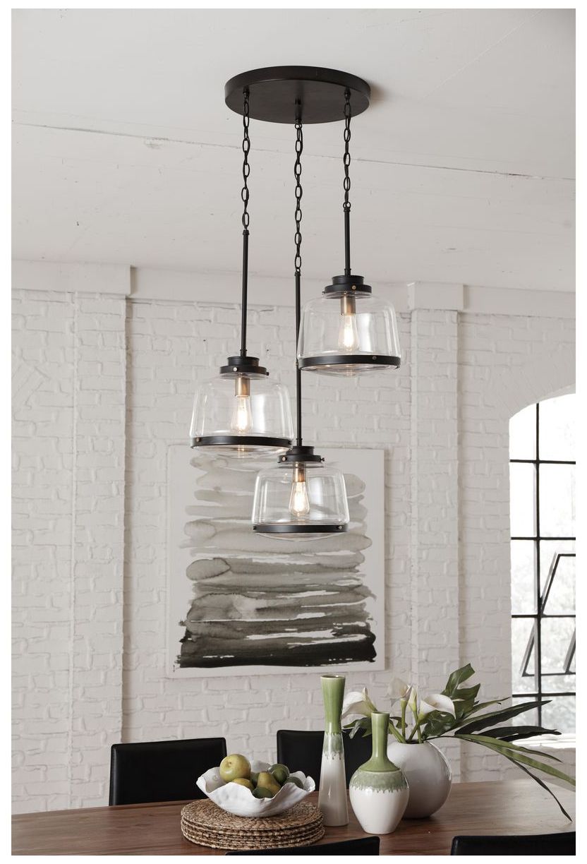 Judson Collection One-Light Clear Glass Pendant Light