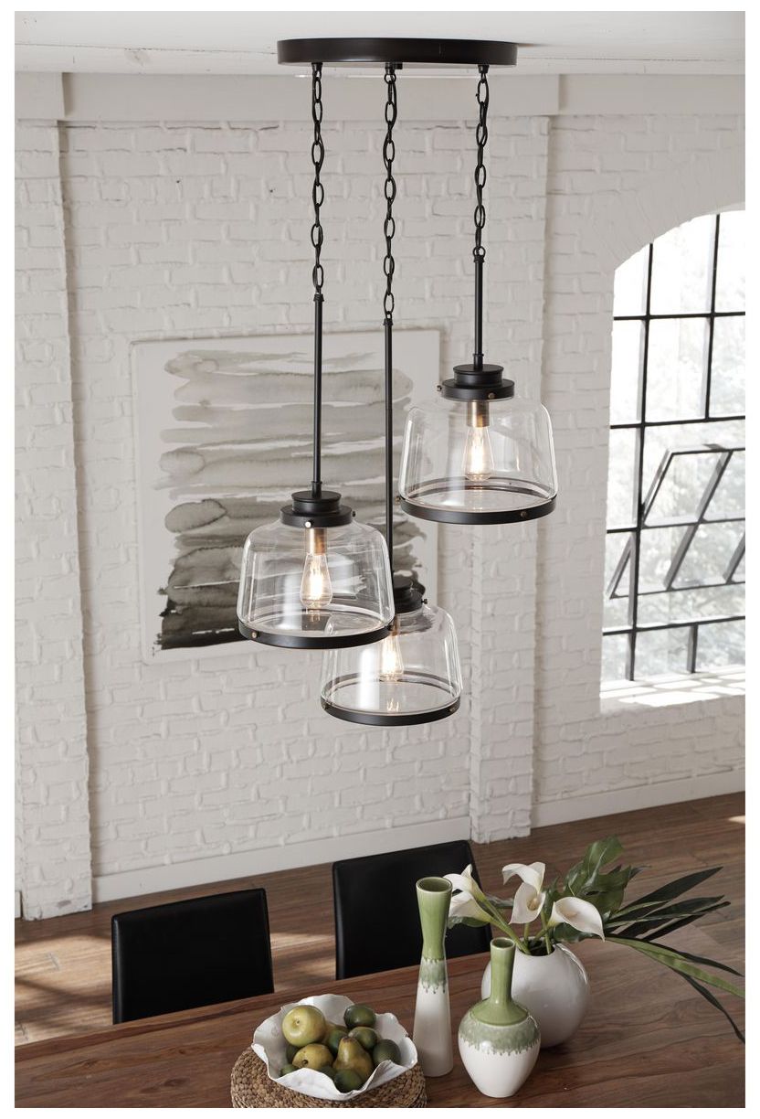 Judson Collection One-Light Clear Glass Pendant Light
