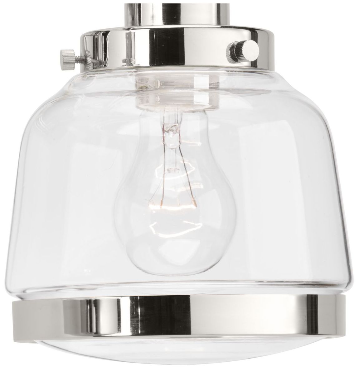 Image 3 Judson Collection One-Light Clear Glass Pendant Light more views