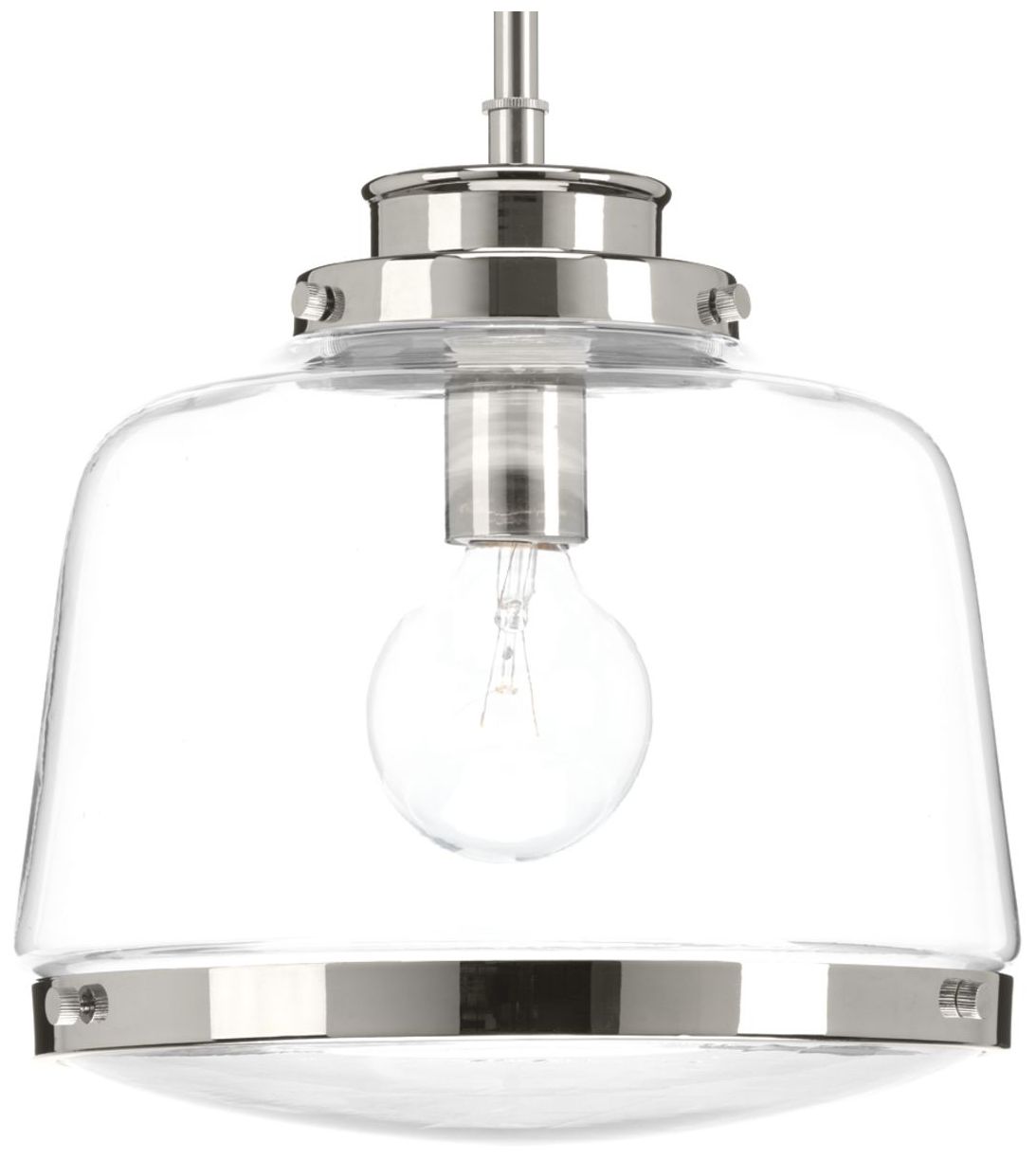 Image 5 Judson Collection One-Light Clear Glass Pendant Light more views