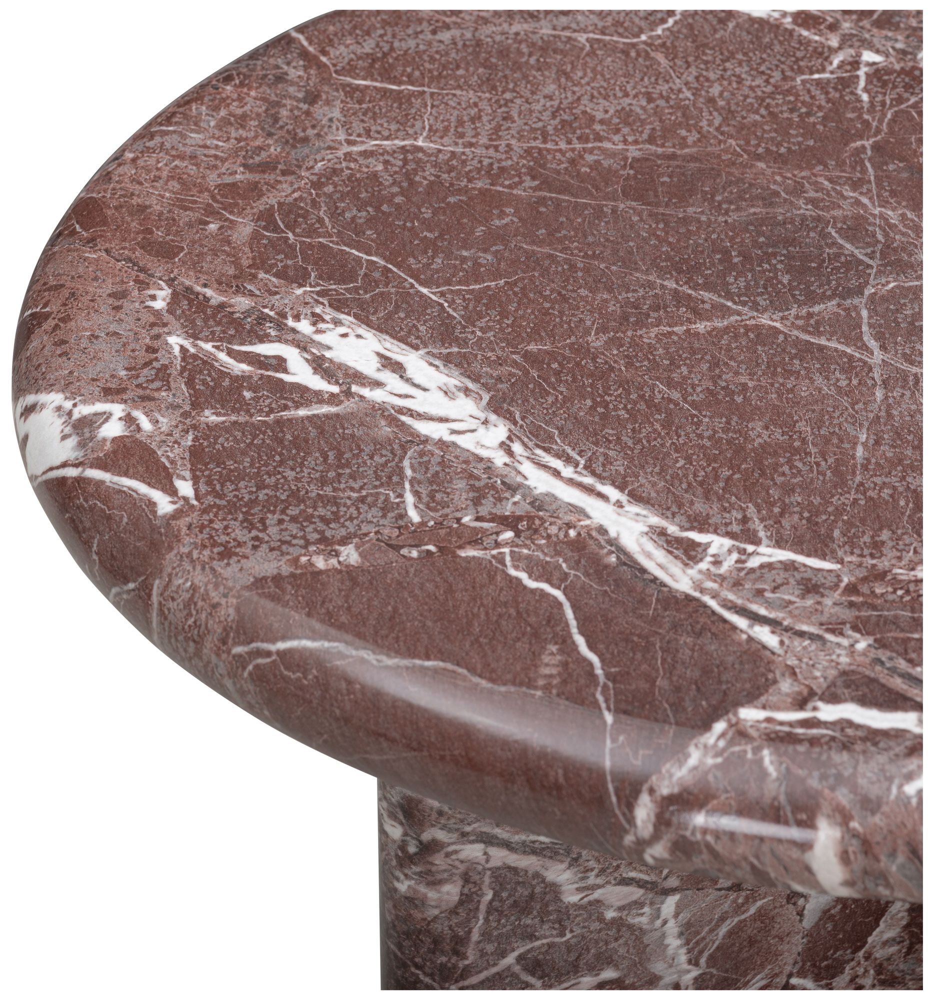 Image 3 Juju Faux Red Lavento Indoor/Outdoor 24" Tall Coffee Table more views