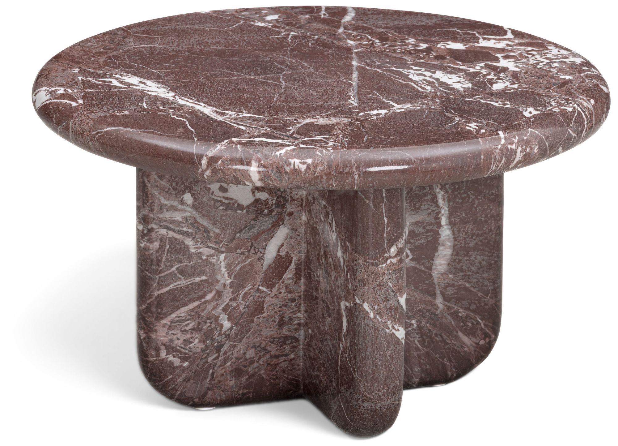 Image 4 Juju Faux Red Lavento Indoor/Outdoor 24" Tall Coffee Table more views
