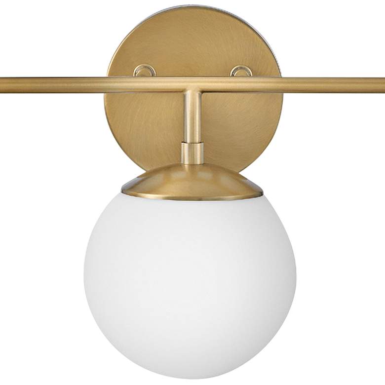 Image 2 Julep 24" Wide Lacquered Brass 3-Light Vanity Bath Light more views