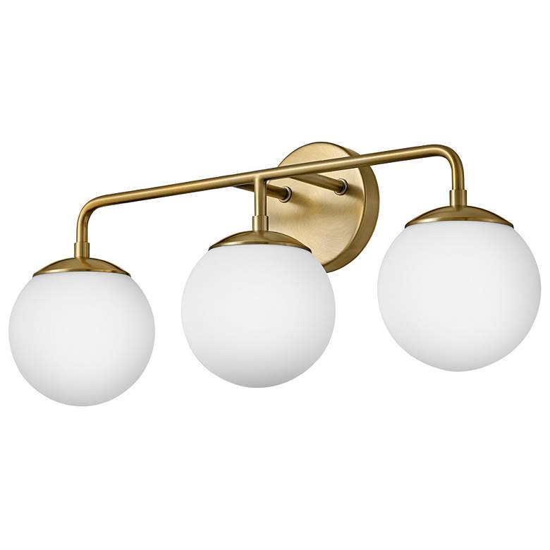 Image 5 Julep 24" Wide Lacquered Brass 3-Light Vanity Bath Light more views