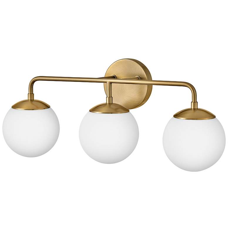 Image 7 Julep 24" Wide Lacquered Brass 3-Light Vanity Bath Light more views