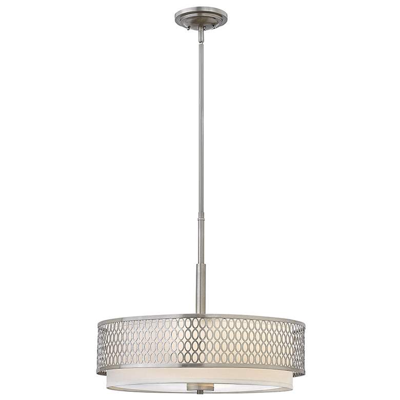 Image 1 Jules 21" Wide Brushed Nickel Chandelier by Hinkley Lighting