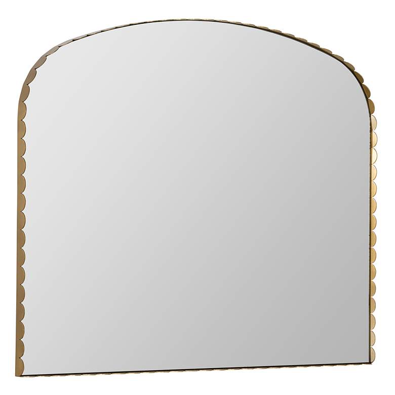 Image 2 Jules Arched Scalloped Gold Mirror more views