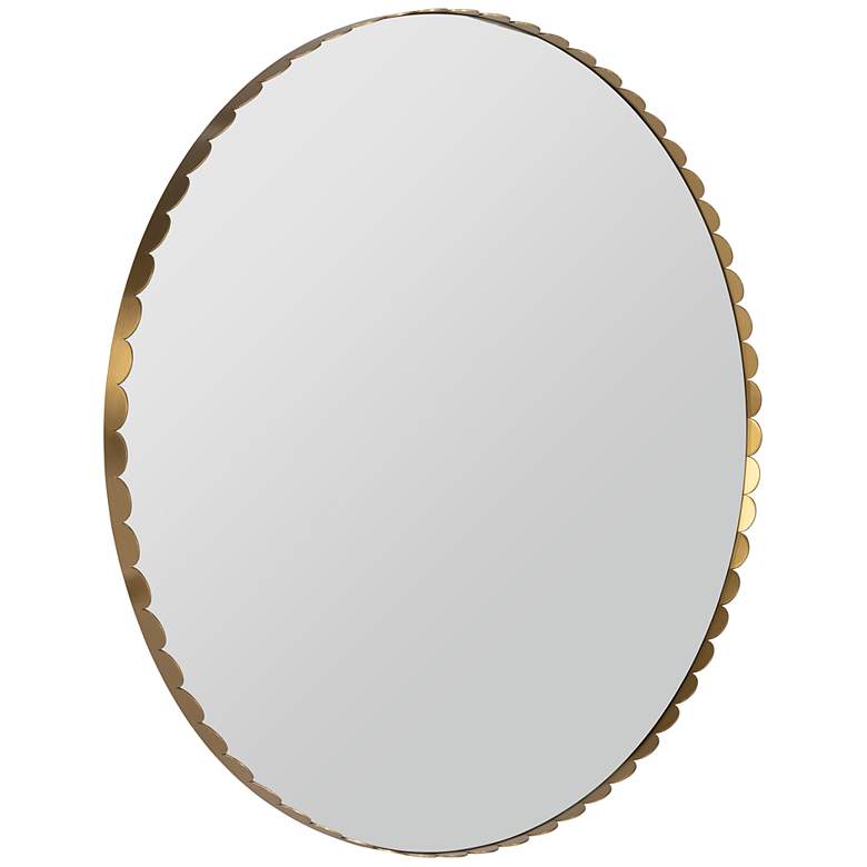 Image 2 Jules Round Gold Wall Mirror