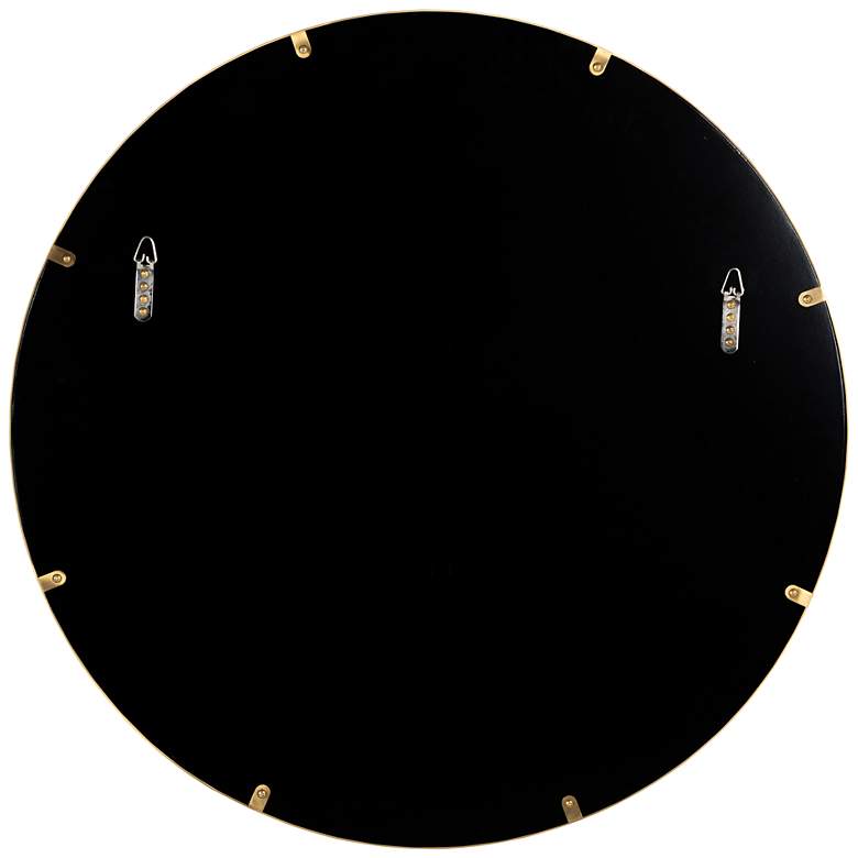 Image 7 Jules Round Gold Wall Mirror more views