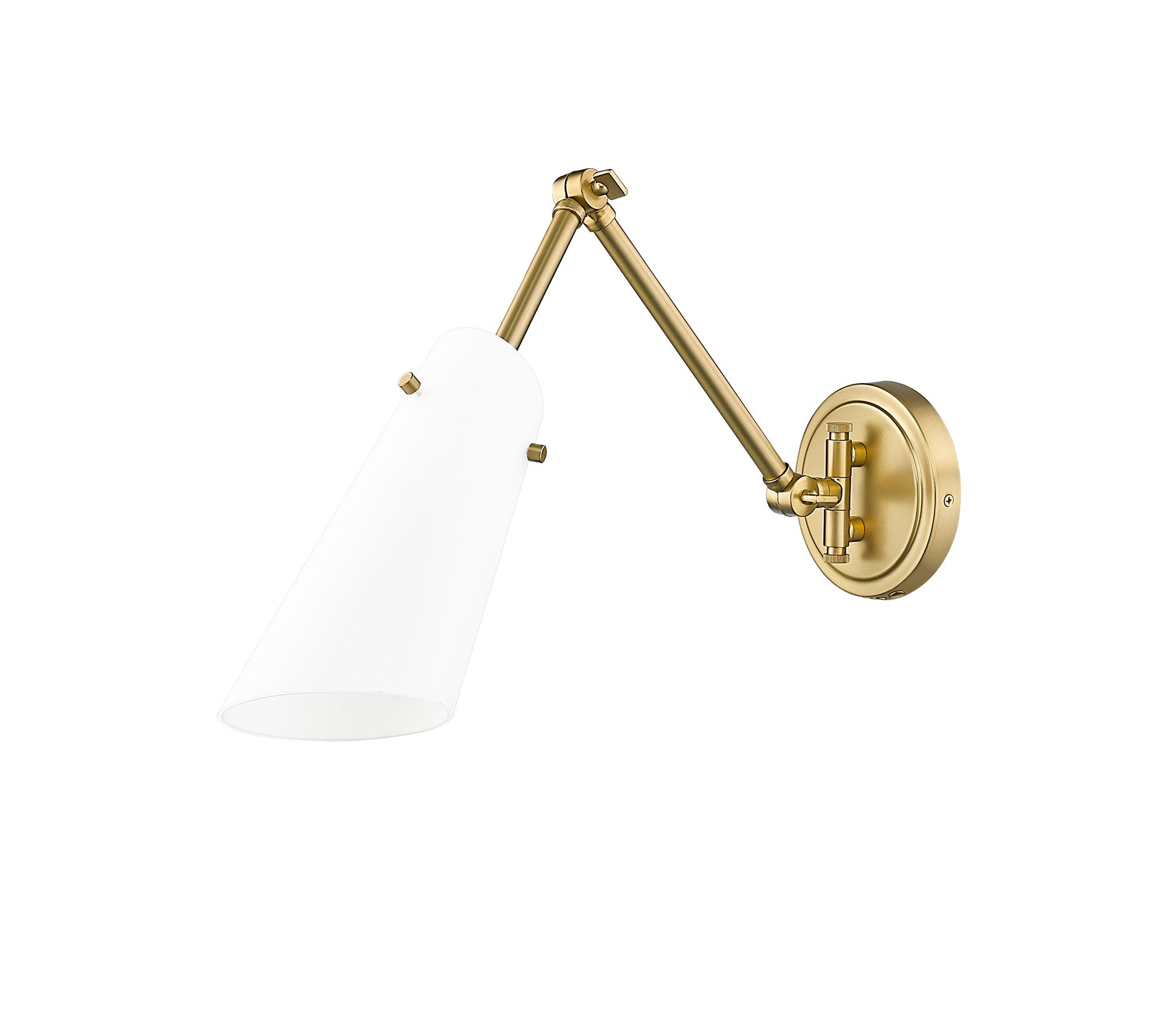 Julia 5 1/4" High Modern Gold Adjustable Wall Sconce