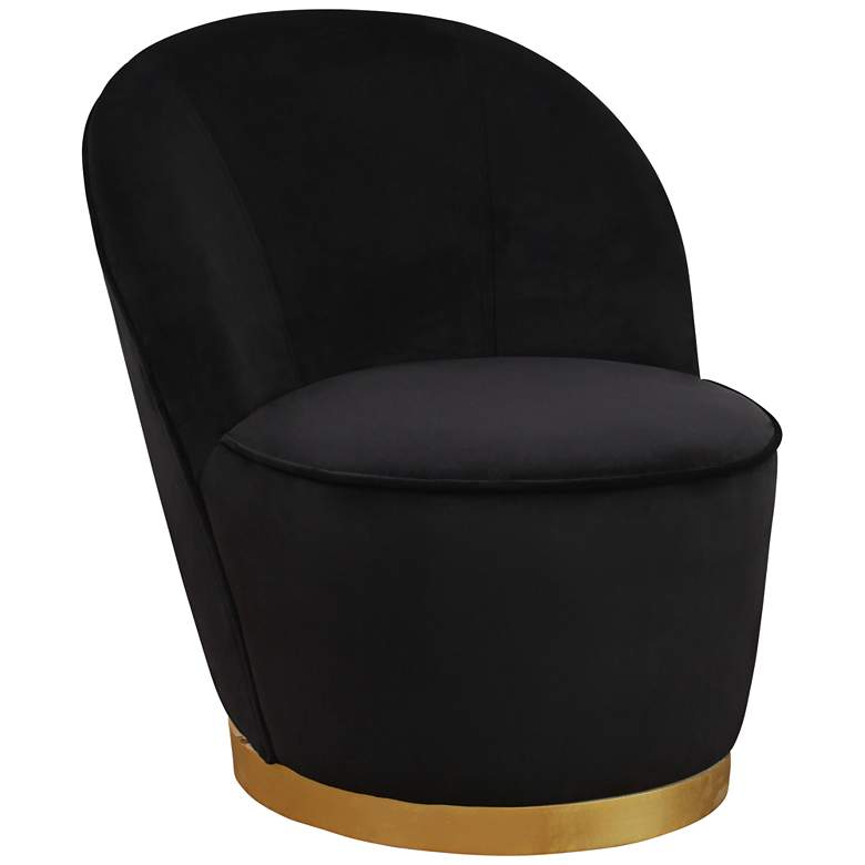 Image 1 Julia Black Velvet Junior Chair