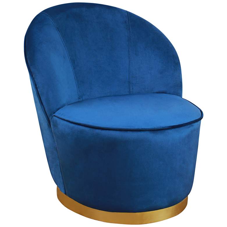 Image 1 Julia Blue Velvet Junior Chair