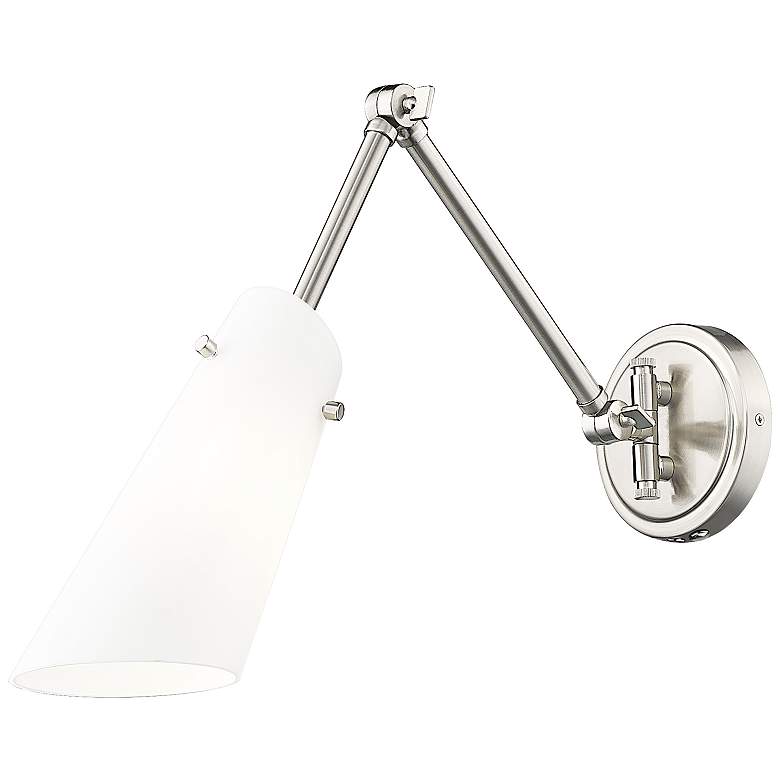 Image 1 Julia by Z-Lite Brushed Nickel 1 Light Wall Sconce